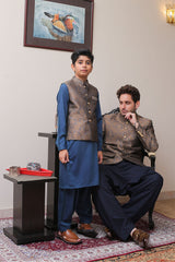 Real Image Kids Waist Coat Collection'2025-OKW-007 Smart Fit