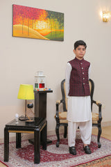 Real Image Kids Waist Coat Collection'2025-OKW-014 Smart Fit