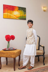 Real Image Kids Waist Coat Collection'2025-OKW-005 Smart Fit