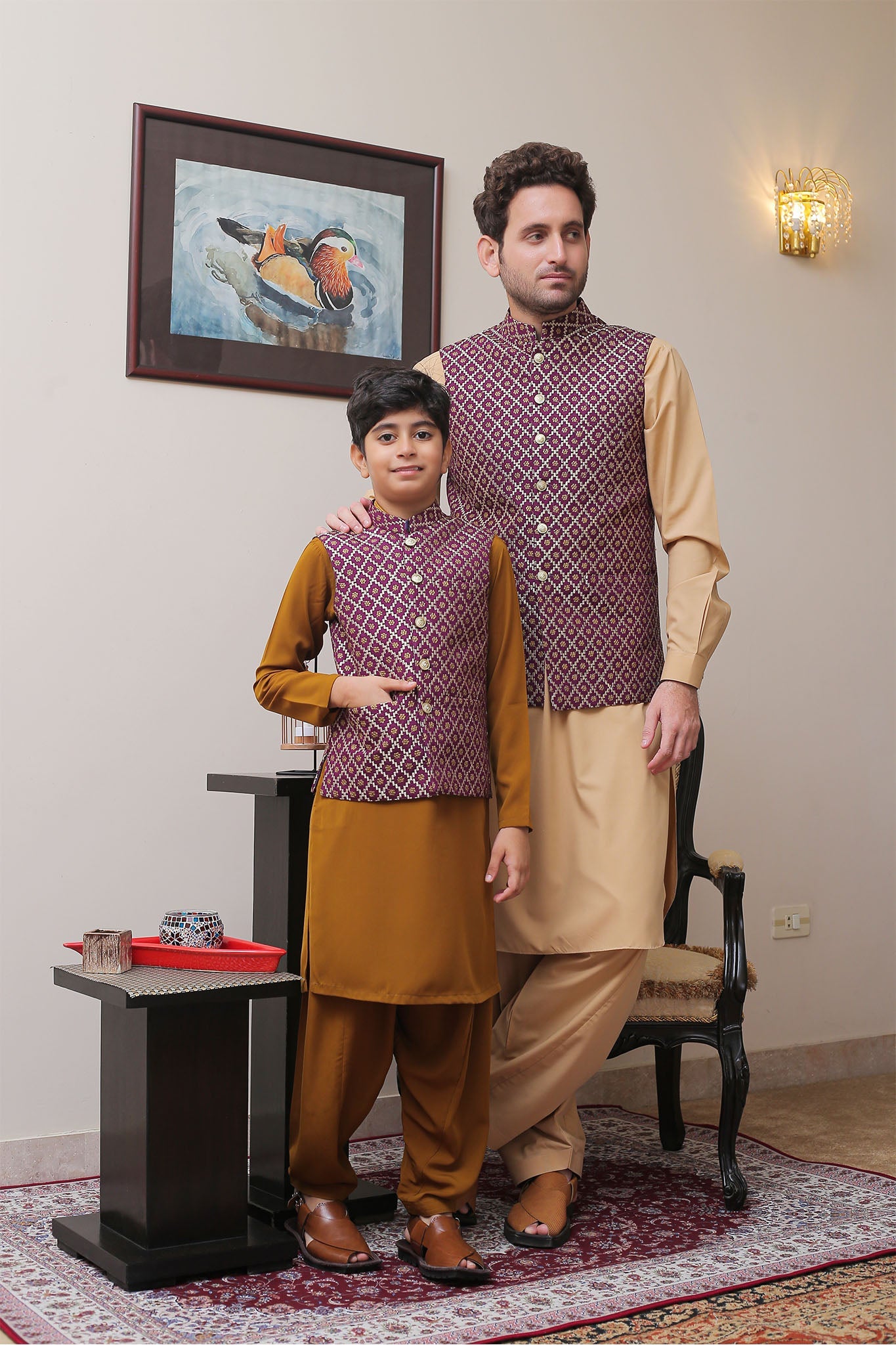 Real Image Kids Waist Coat Collection'2025-OKW-013 Smart Fit