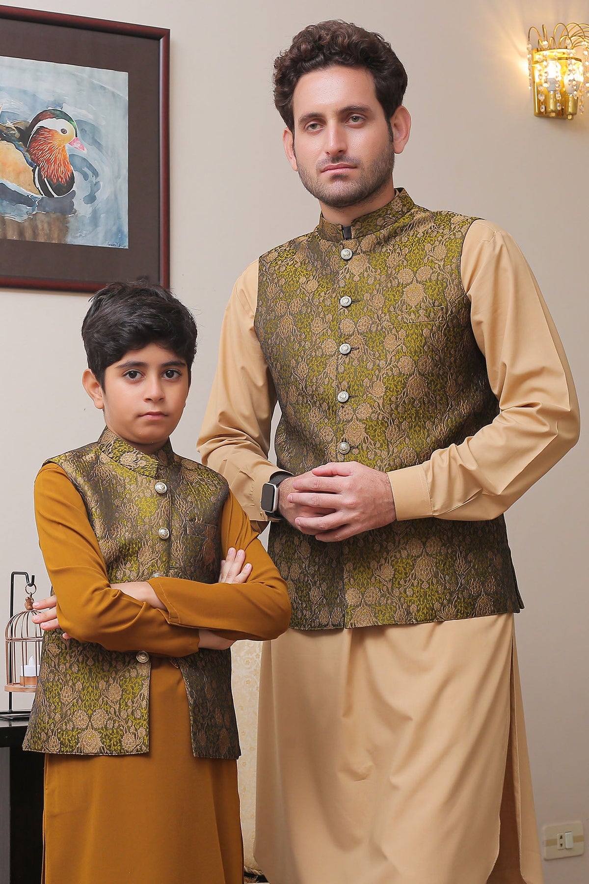 Real Image Kids Waist Coat Collection'2025-OKW-006 Smart Fit