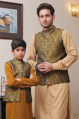 Real Image Kids Waist Coat Collection'2025-OKW-006 Smart Fit