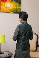 Real Image Kids Waist Coat Collection'2025-OKW-009 Smart Fit