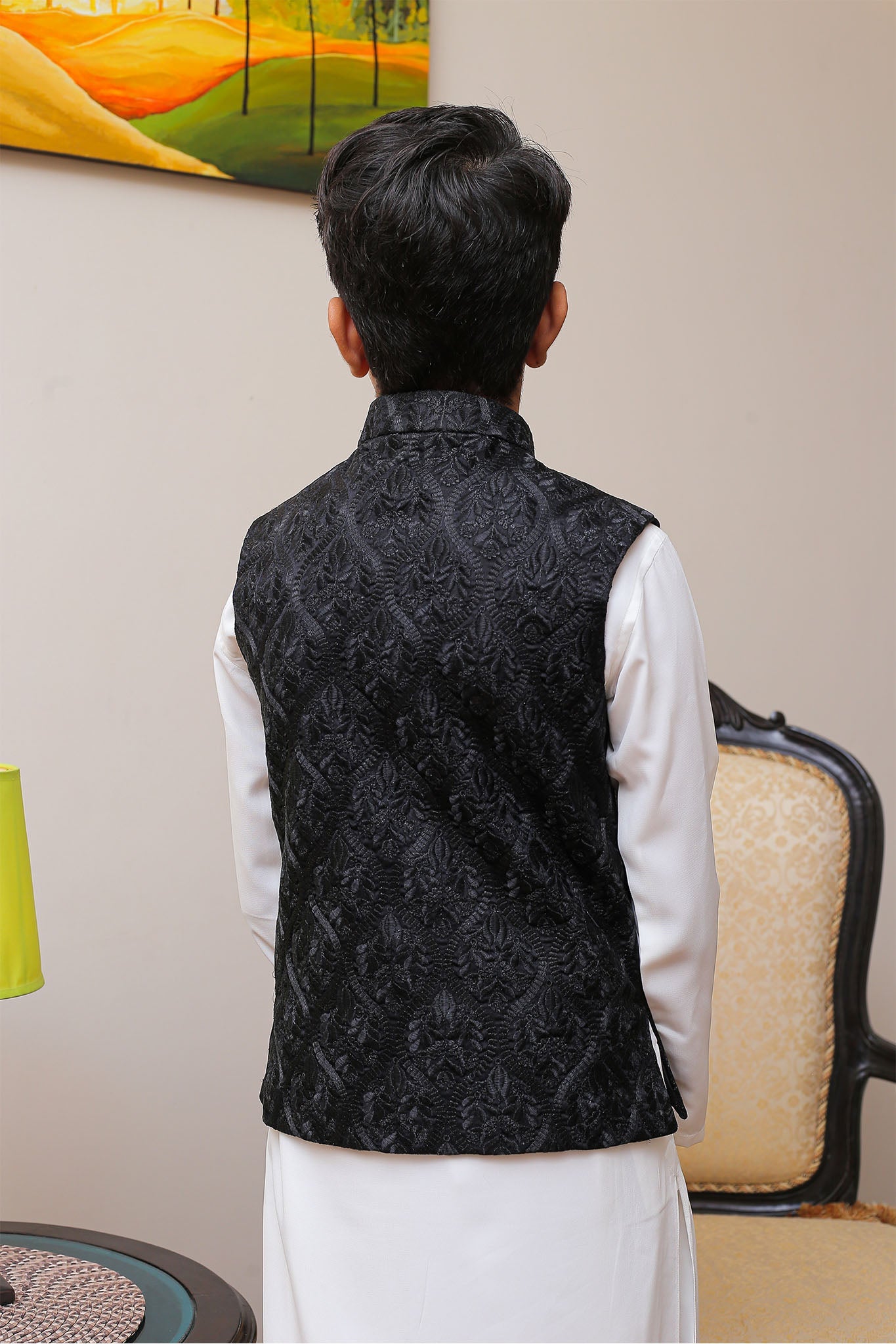 Real Image Kids Waist Coat Collection'2025-OKW-003 Smart Fit