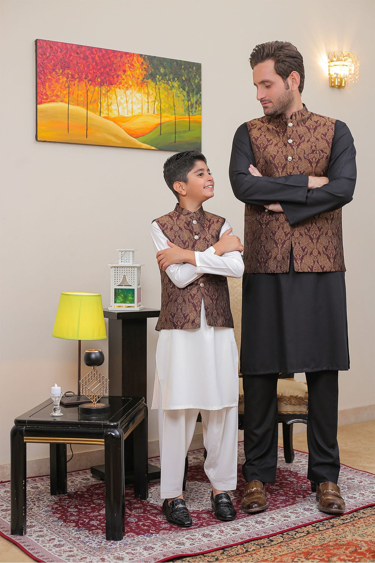 Real Image Kids Waist Coat Collection'2025-OKW-020 Smart Fit