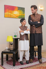 Real Image Kids Waist Coat Collection'2025-OKW-020 Smart Fit