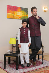 Real Image Kids Waist Coat Collection'2025-OKW-014 Smart Fit