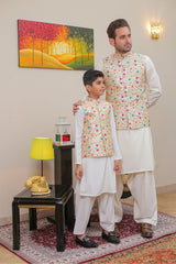 Real Image Kids Waist Coat Collection'2025-OKW-017 Smart Fit