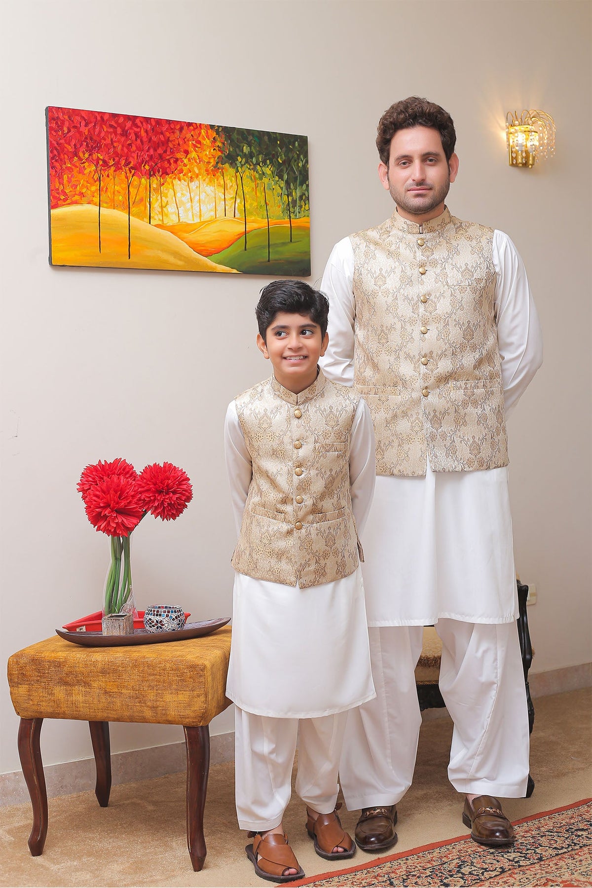 Real Image Kids Waist Coat Collection'2025-OKW-005 Smart Fit