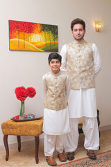 Real Image Kids Waist Coat Collection'2025-OKW-005 Smart Fit