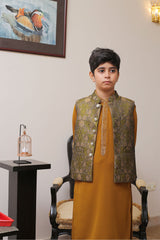 Real Image Kids Waist Coat Collection'2025-OKW-006 Smart Fit