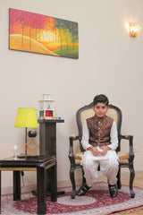 Real Image Kids Waist Coat Collection'2025-OKW-020 Smart Fit