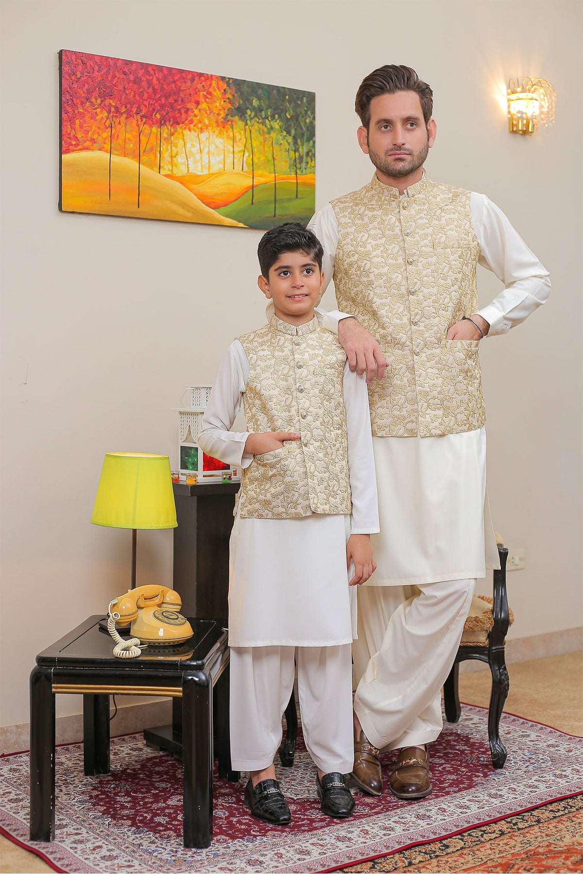 Real Image Kids Waist Coat Collection'2025-OKW-019 Smart Fit