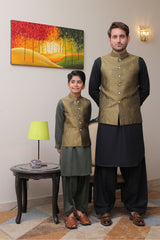 Real Image Kids Waist Coat Collection'2025-OKW-010 Smart Fit