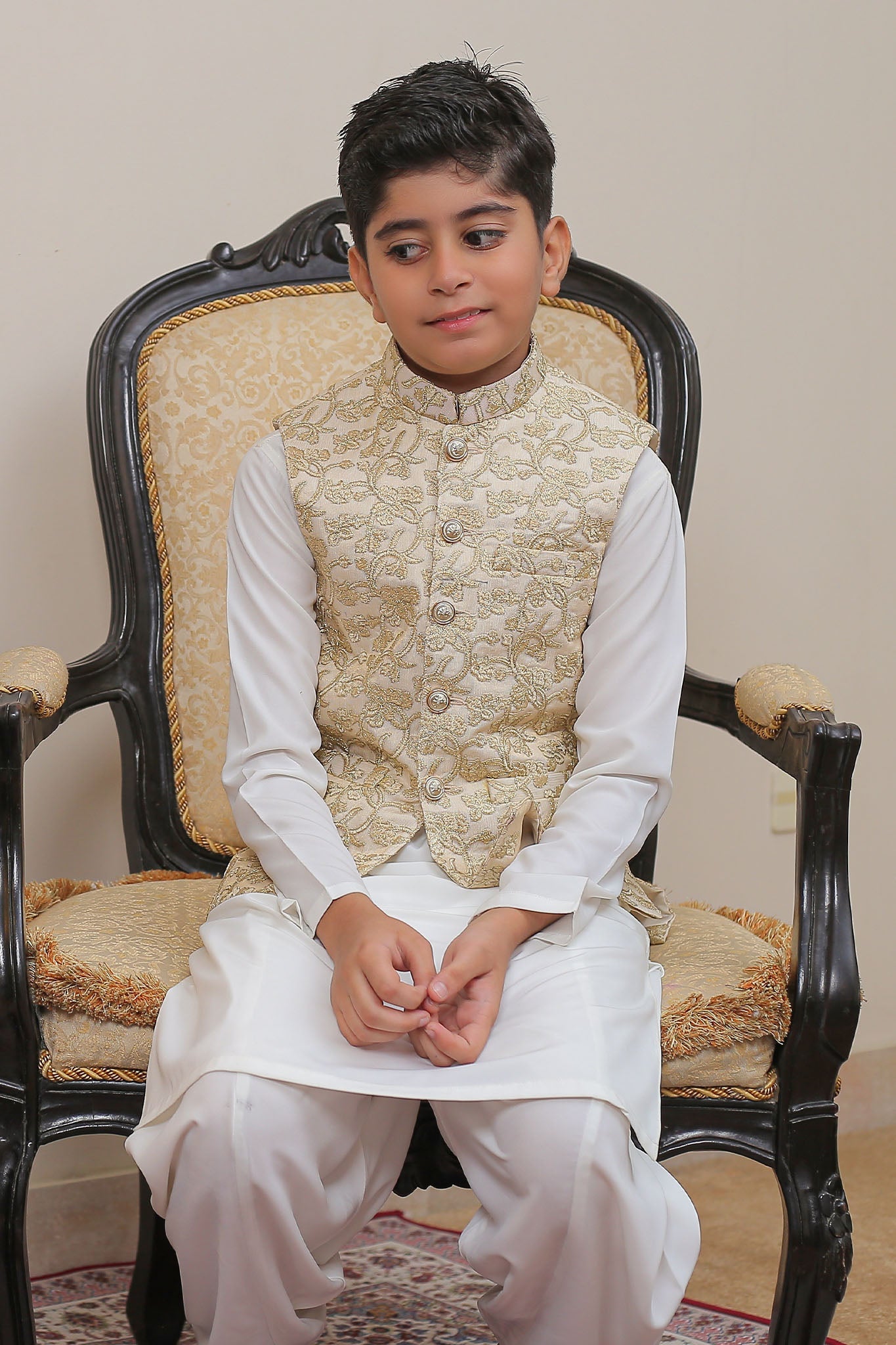 Real Image Kids Waist Coat Collection'2025-OKW-019 Smart Fit