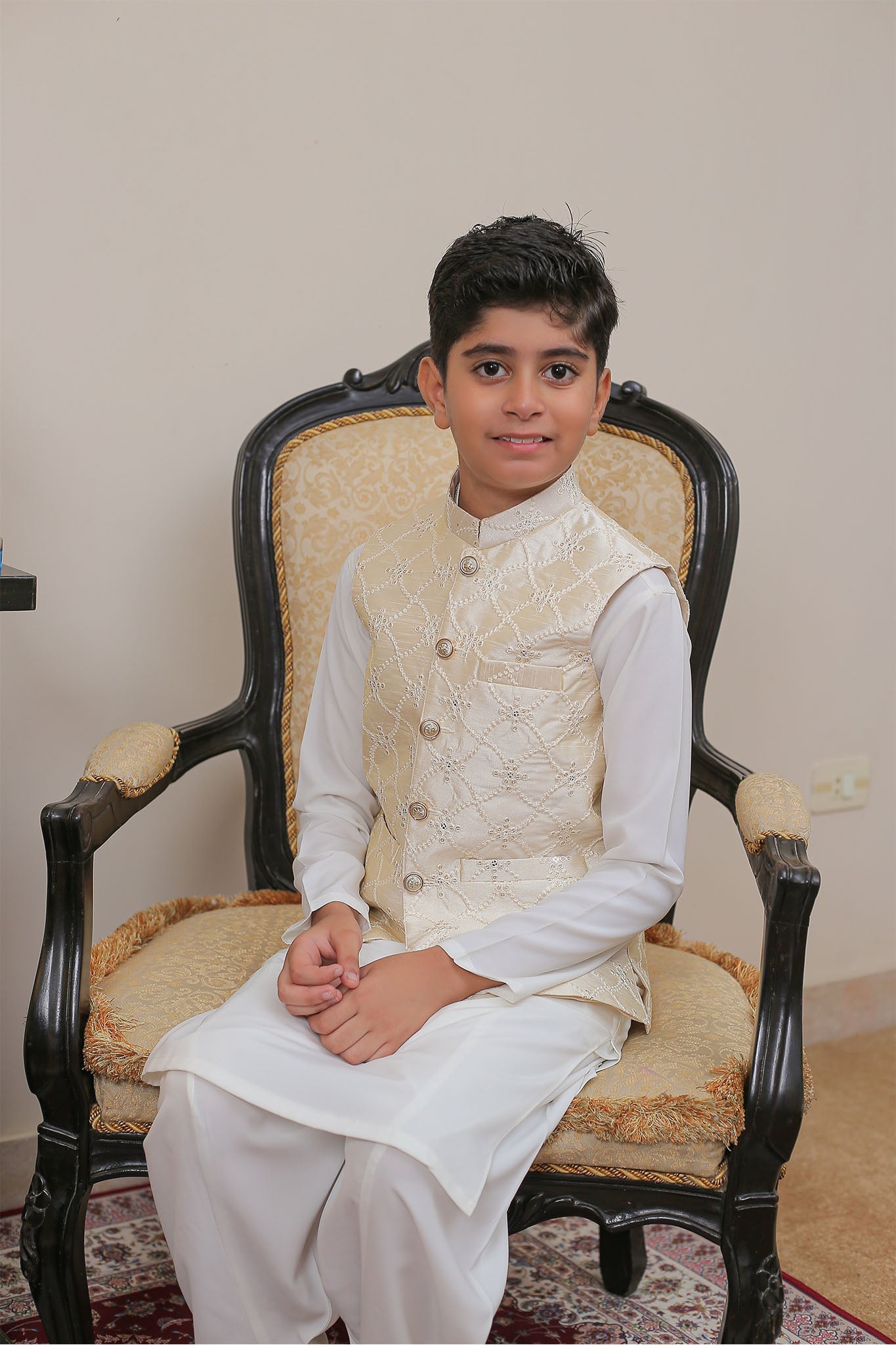 Real Image Kids Waist Coat Collection'2025-OKW-016 Smart Fit