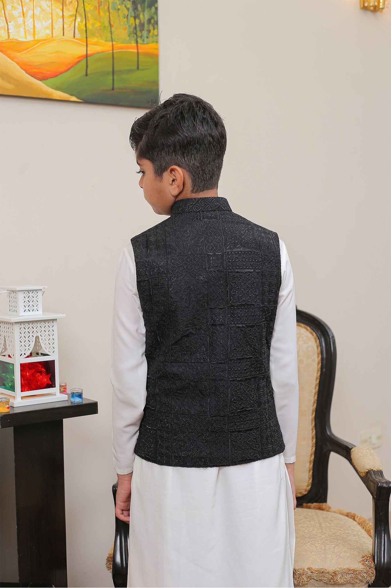 Real Image Kids Waist Coat Collection'2025-OKW-015 Smart Fit