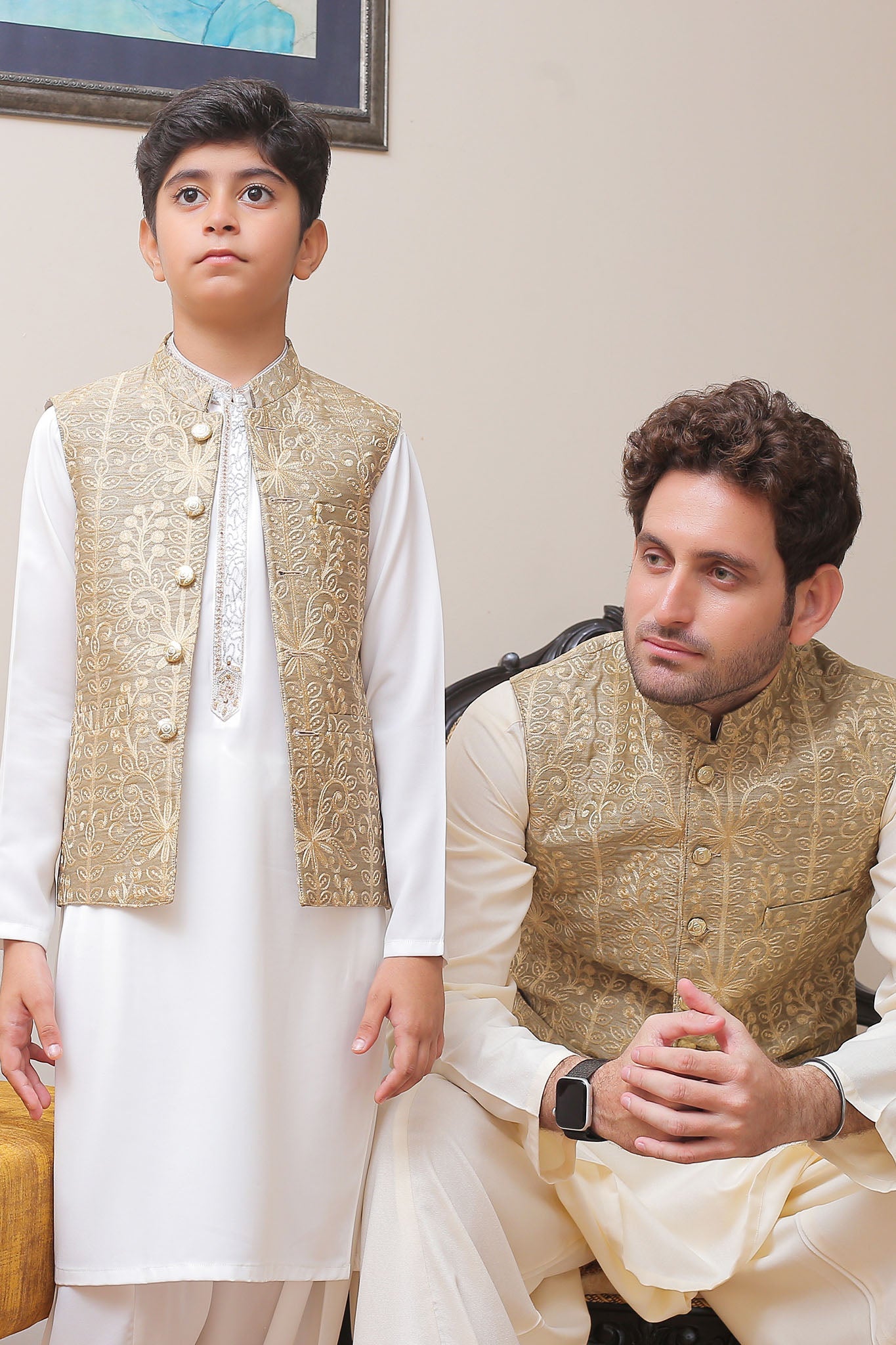 Real Image Kids Waist Coat Collection'2025-OKW-004 Smart Fit