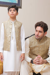 Real Image Kids Waist Coat Collection'2025-OKW-004 Smart Fit