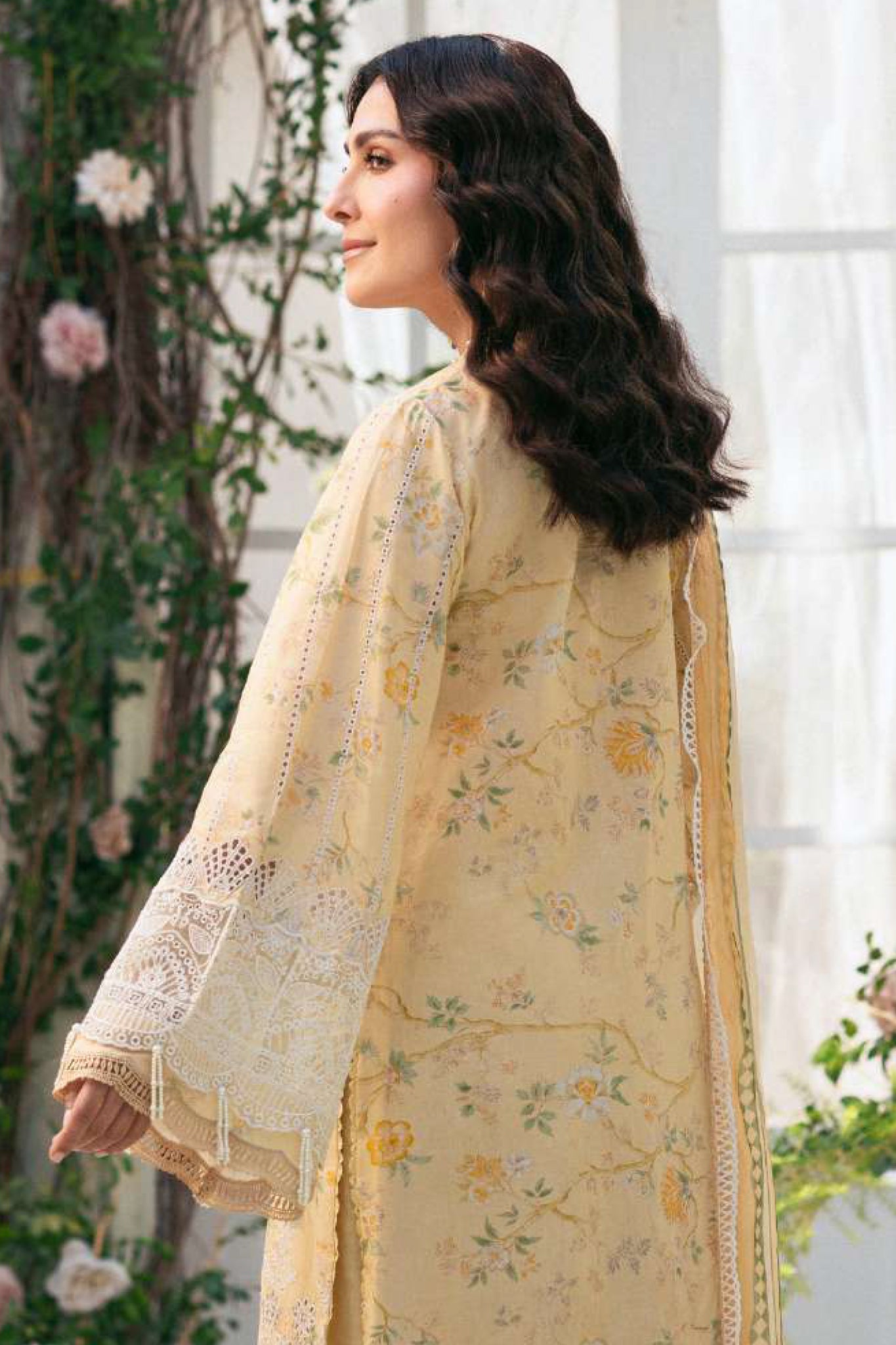 Amal By Motifz Unstitched 3 Piece Emb Lawn Eid Collection'2025-5429-Orchid