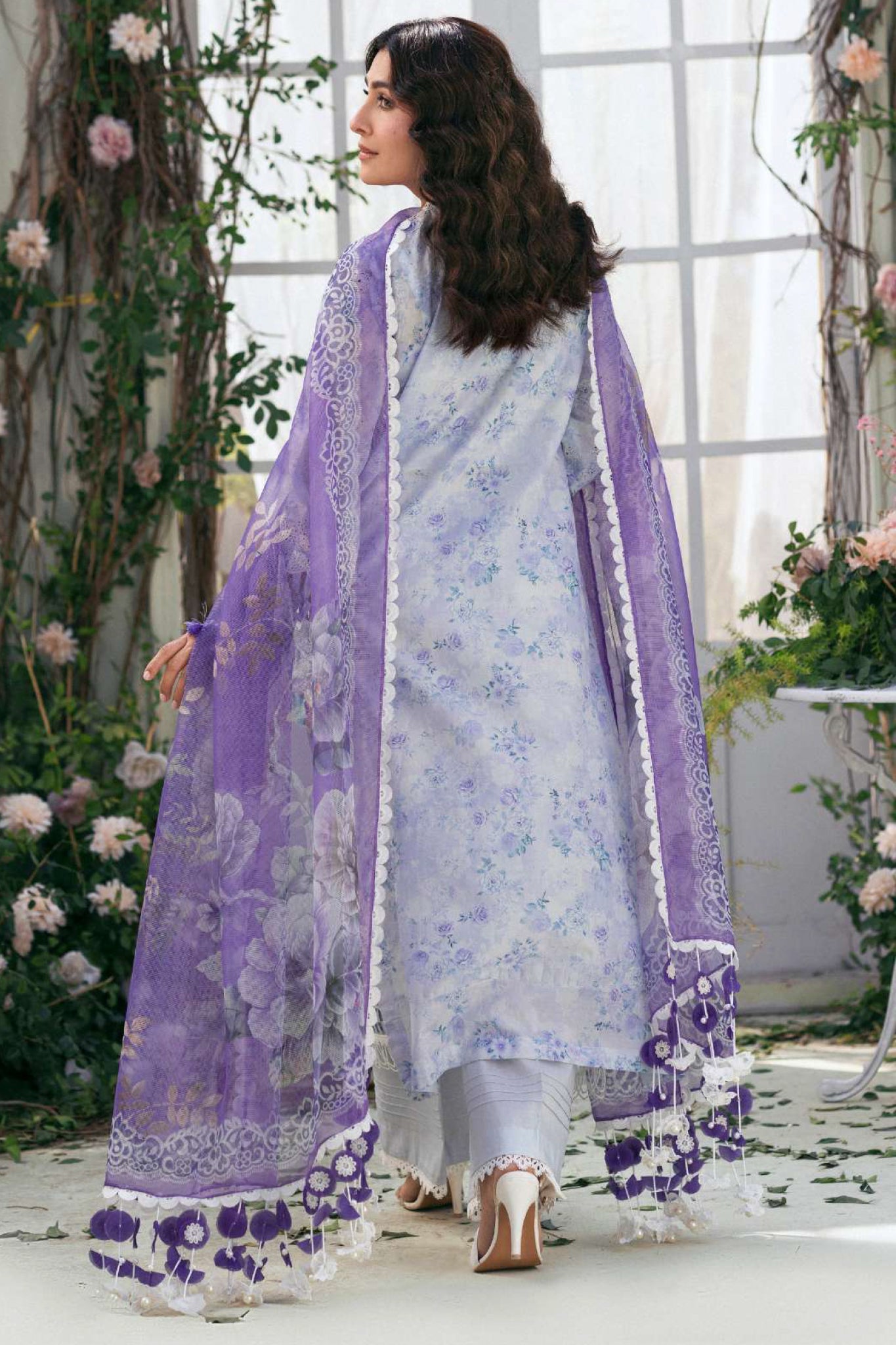 Amal By Motifz Unstitched 3 Piece Emb Lawn Eid Collection'2025-5424-Tulip