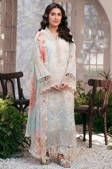 Amal By Motifz Unstitched 3 Piece Emb Lawn Eid Collection'2025-5423-Daisy