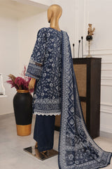 Hues Gold by Hz Stitched 3 Piece Festive Eid Edit Lawn Collection'2025-SSP-3P-020