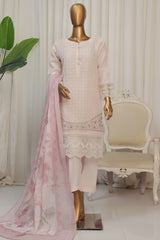 Falsafaa By HZ Stitched 3 Piece Festive Formals Vol-06 Collection-HZK-179-Powder Pink