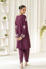 La Rosaa Stitched 2 Piece Emb Viscose Lawn Collection-Pansy 2Pc