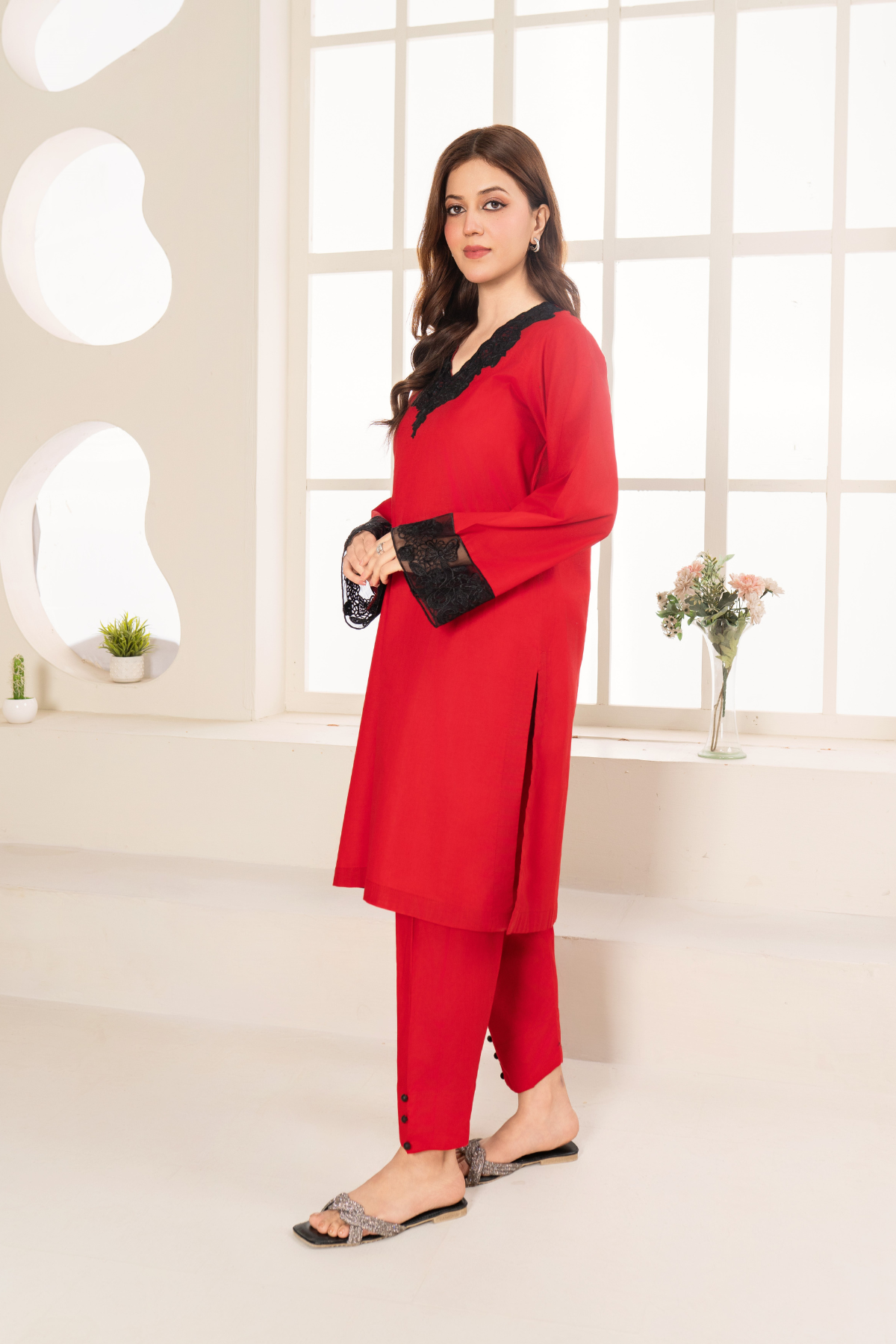 La Rosaa Stitched 2 Piece Summer Collection-Tulip 2Pc