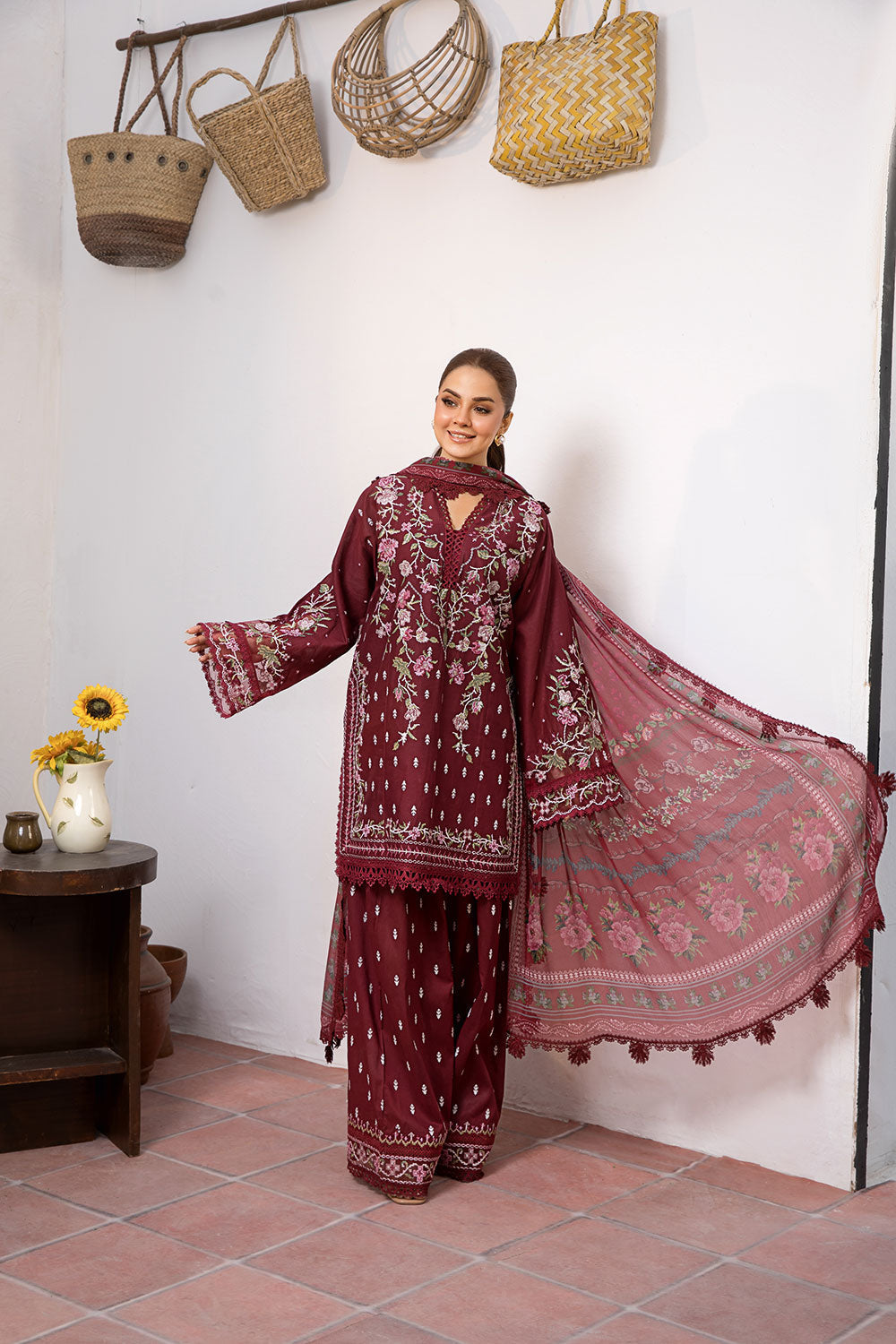 Vital by Sobia Nazir Unstitched 3 Piece Lawn Collection'2025-V-05-B