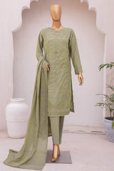 Valencia By HZ Unstitched 3 Piece Jacquard Lawn Collection'2024-VJ-05