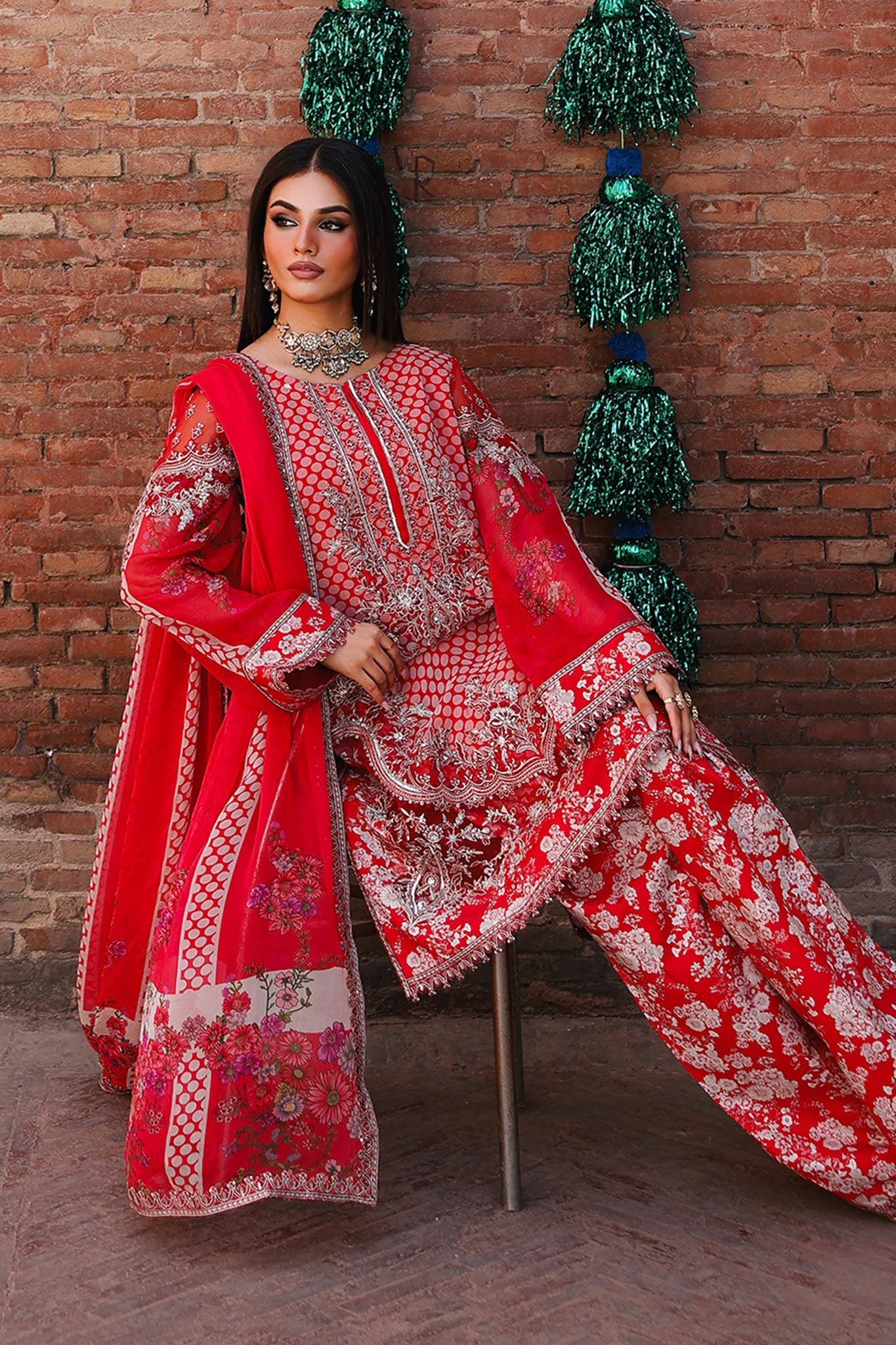Vasal By Charizma Unstitched 3 Piece Luxury Chiffon Vol-03 Drop-02 Collection'2025-VSL25-16
