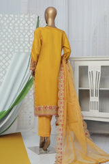 Viera The Organza Story By Sada E Noor Stitched 3 Piece Luxury Prets Vol-01 Collection'2025-Viery-02-Mustard