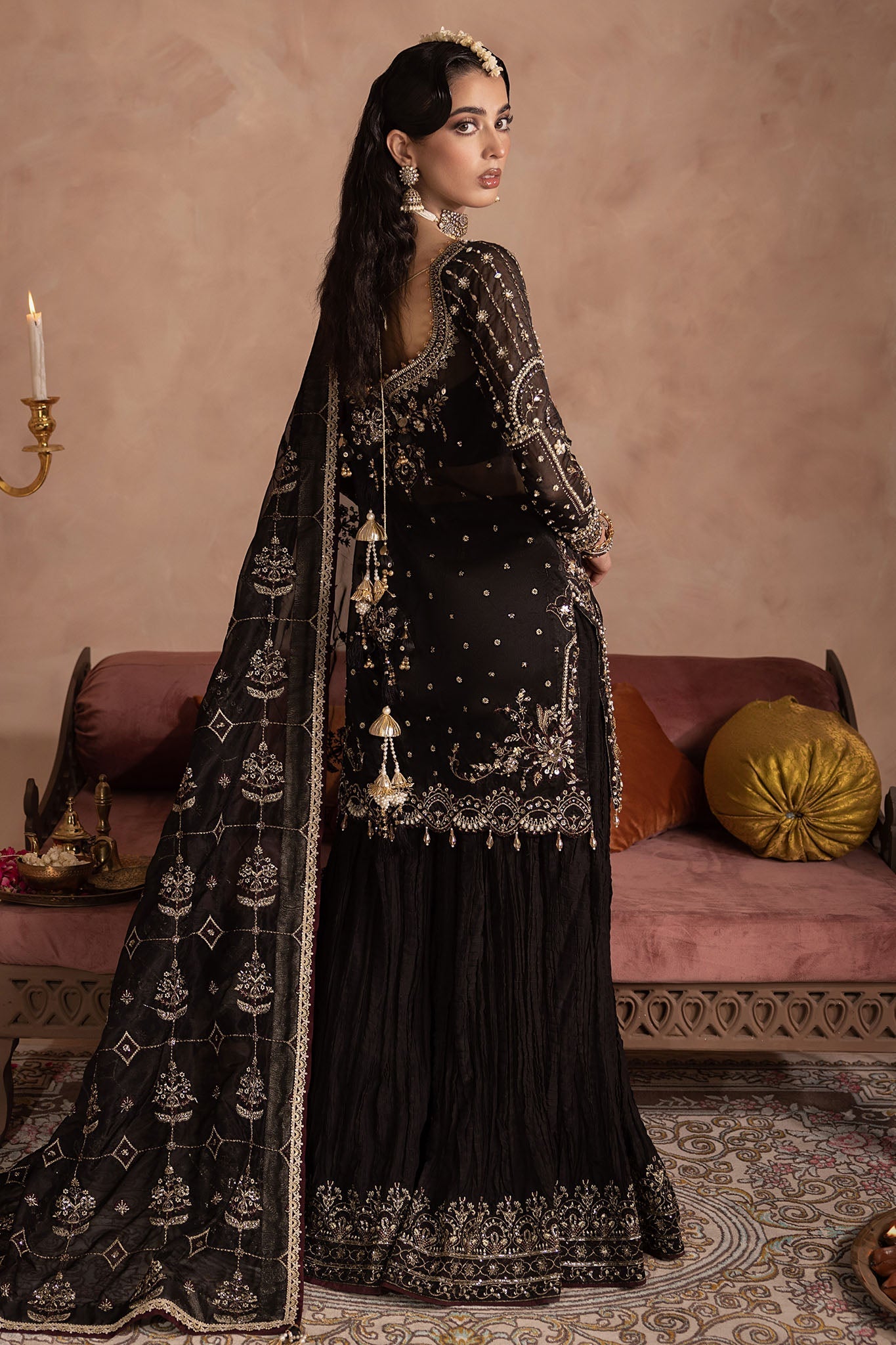 Shagun By Anayra Amal Unstitched & Stitched Wedding Luxe Edit-Zahab