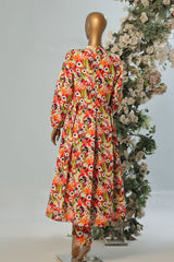 Bin Saeed Stitched 2 Piece Exclusive Printed Khaddar Frocks Vol-01 Collection'2024-WKST-1277-Multi