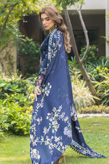 Asifa Nabeel Unstitched 3 Piece Luxury Winter Vol-02 Collection'2024-WL-02-Saphire