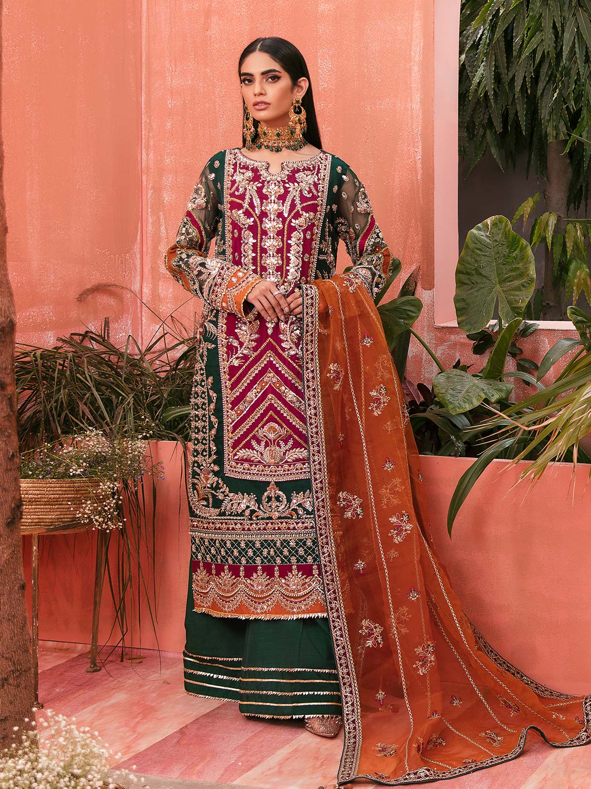 Zaryaab By Gulaal Unstitched 3 Piece Wedding Formals Collection'2022-Serina GL-WS-22V1-23