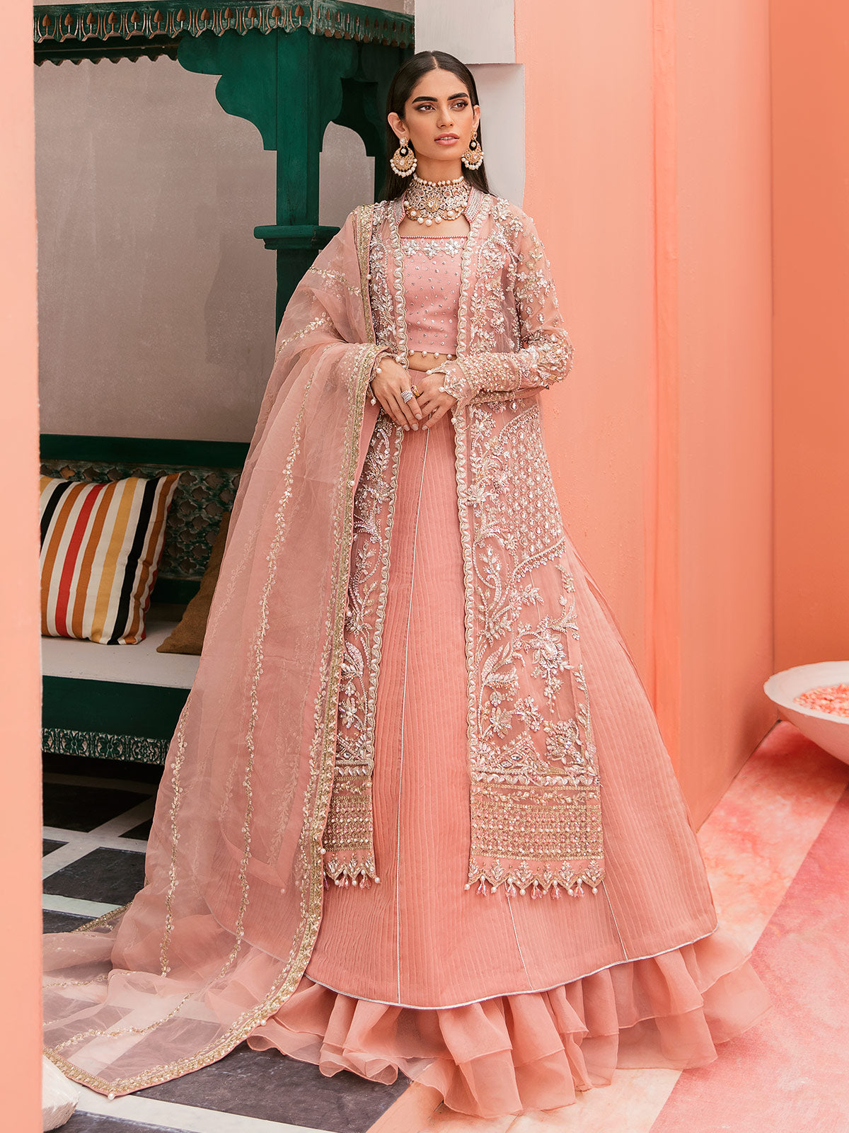 Zaryaab By Gulaal Unstitched 3 Piece Wedding Formals Collection'2022-Shandana GL-WS-22V1-24