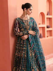 Zaryaab By Gulaal Unstitched 3 Piece Wedding Formals Collection'2022-Ayzel GL-WS-22V1-27 (Pishwas and Lehnga)