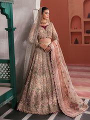 Zaryaab By Gulaal Unstitched 3 Piece Wedding Formals Collection'2022-Anshah GL-WS-22V1-28 (Ivory White Lehnga Choli)