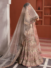 Zaryaab By Gulaal Unstitched 3 Piece Wedding Formals Collection'2022-Anshah GL-WS-22V1-28 (Ivory White Lehnga Choli)
