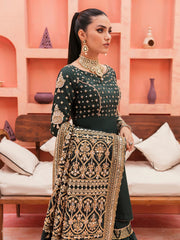 Zaryaab By Gulaal Unstitched 3 Piece Wedding Formals Collection'2022-GL-WS-22V1-33 (Shirt and Gharara)