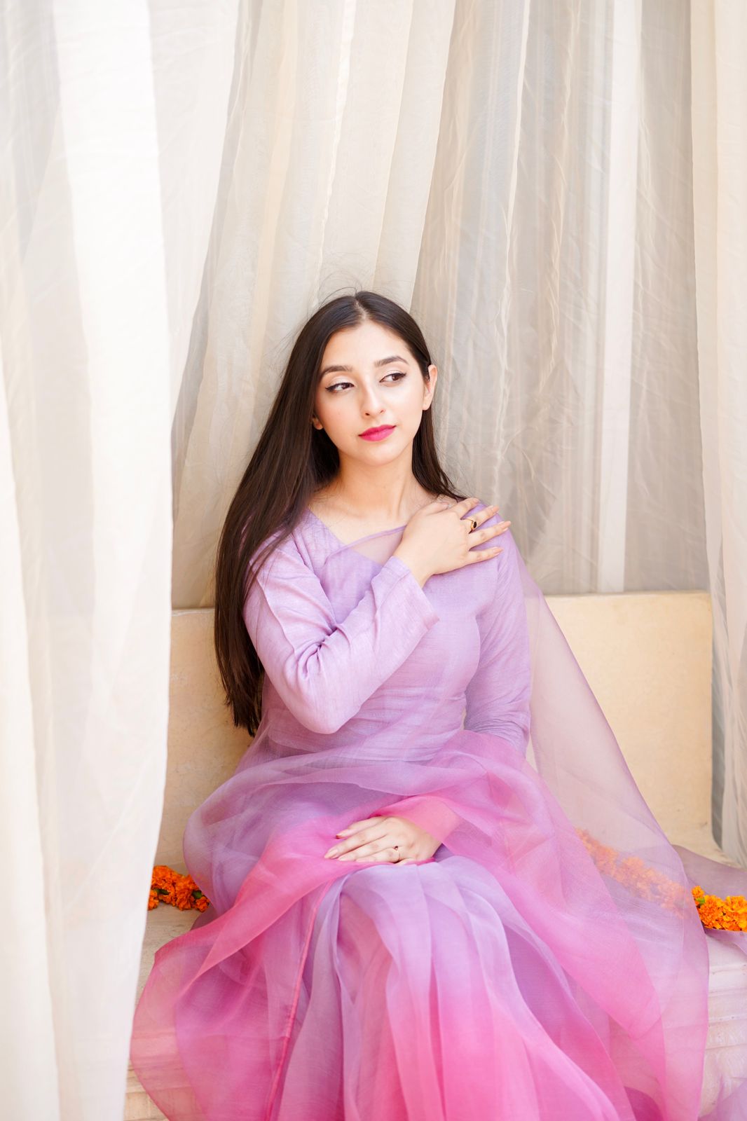 Pashma Khan Stitched Luxury Saree Collection'2025-Nilofér