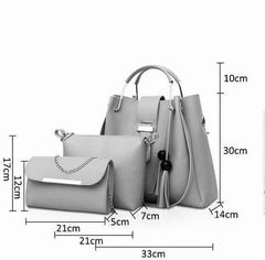 ALEXA 3 PCS MAROON - Bag X