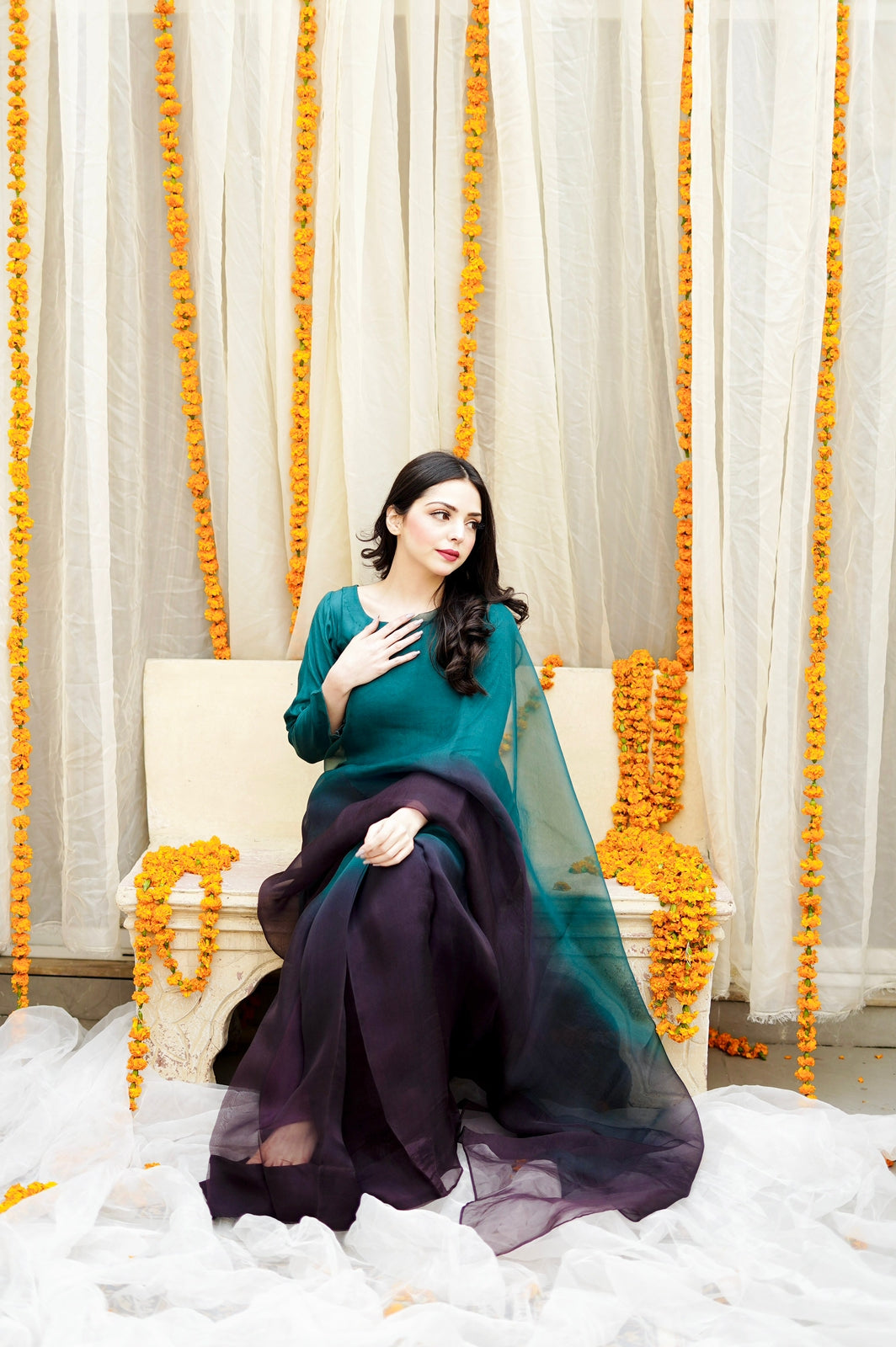 Pashma Khan Stitched Luxury Saree Collection'2025-Noór