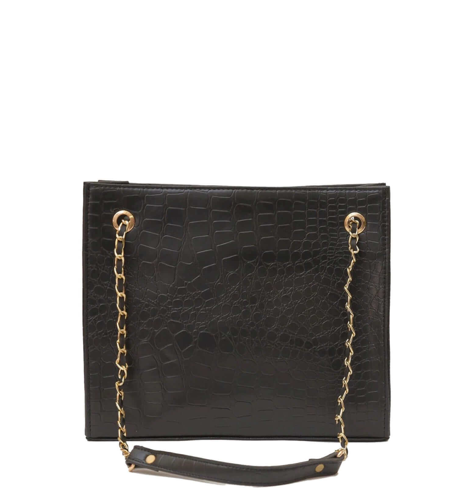 CROCODILE TOTE BLACK - LEFTOVER - Bag X