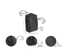 LAPTOP BAG PACK BLACK - LEFTOVER - Bag X