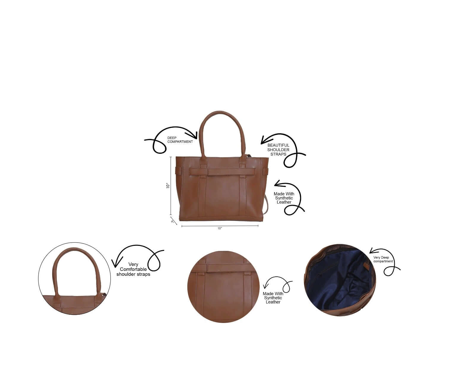 FRING BROWN - Bag X