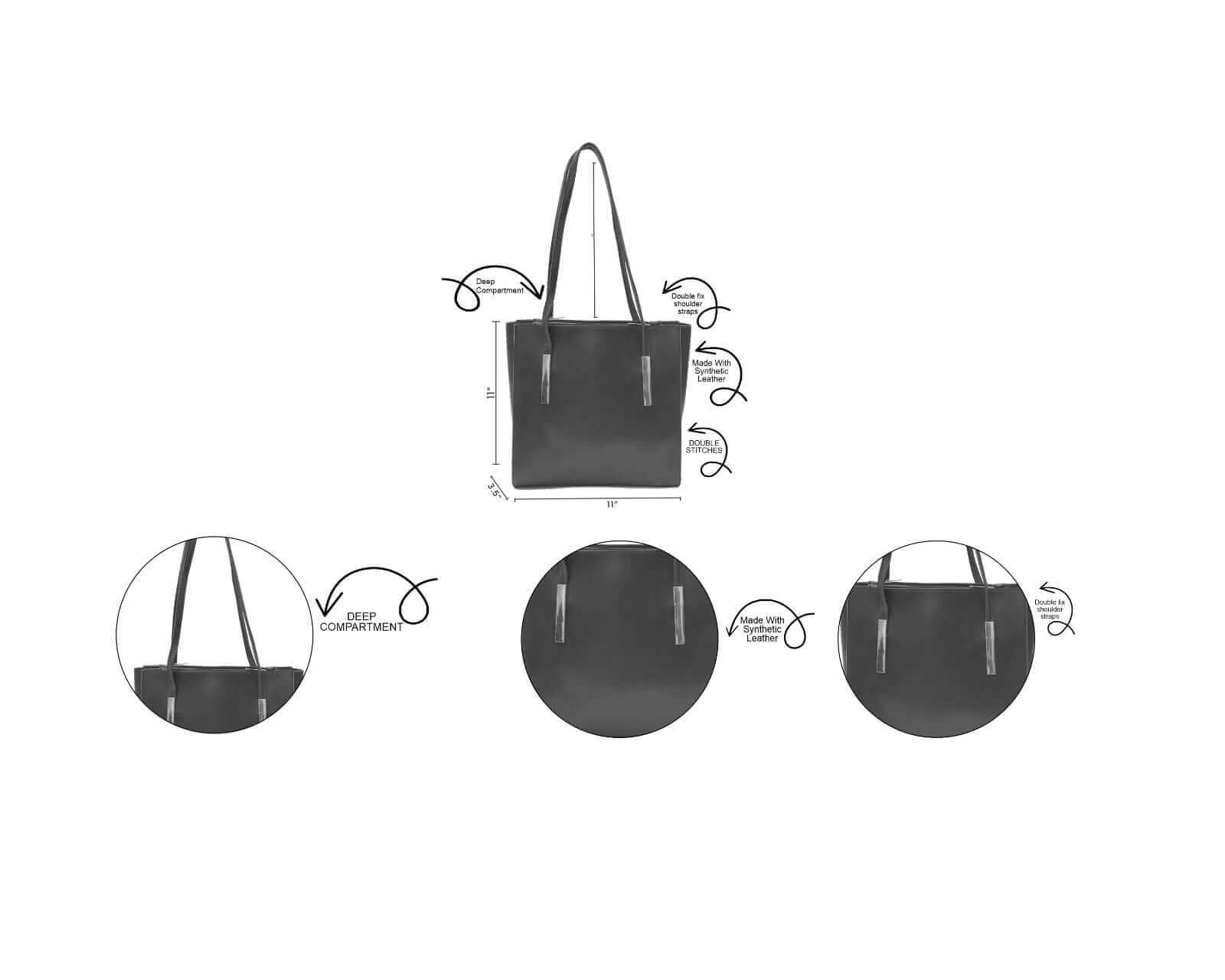 CANVA BROWN - LEFTOVER - Bag X